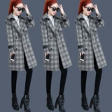 Модный пуховик, длинный плащ, пальто, куртка, 2021 года, средней длины, в корейском стиле