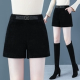 Демисезонные штаны, приталенные водонепроницаемые бархатные леггинсы, 2020 года, высокая талия, свободный прямой крой, оверсайз