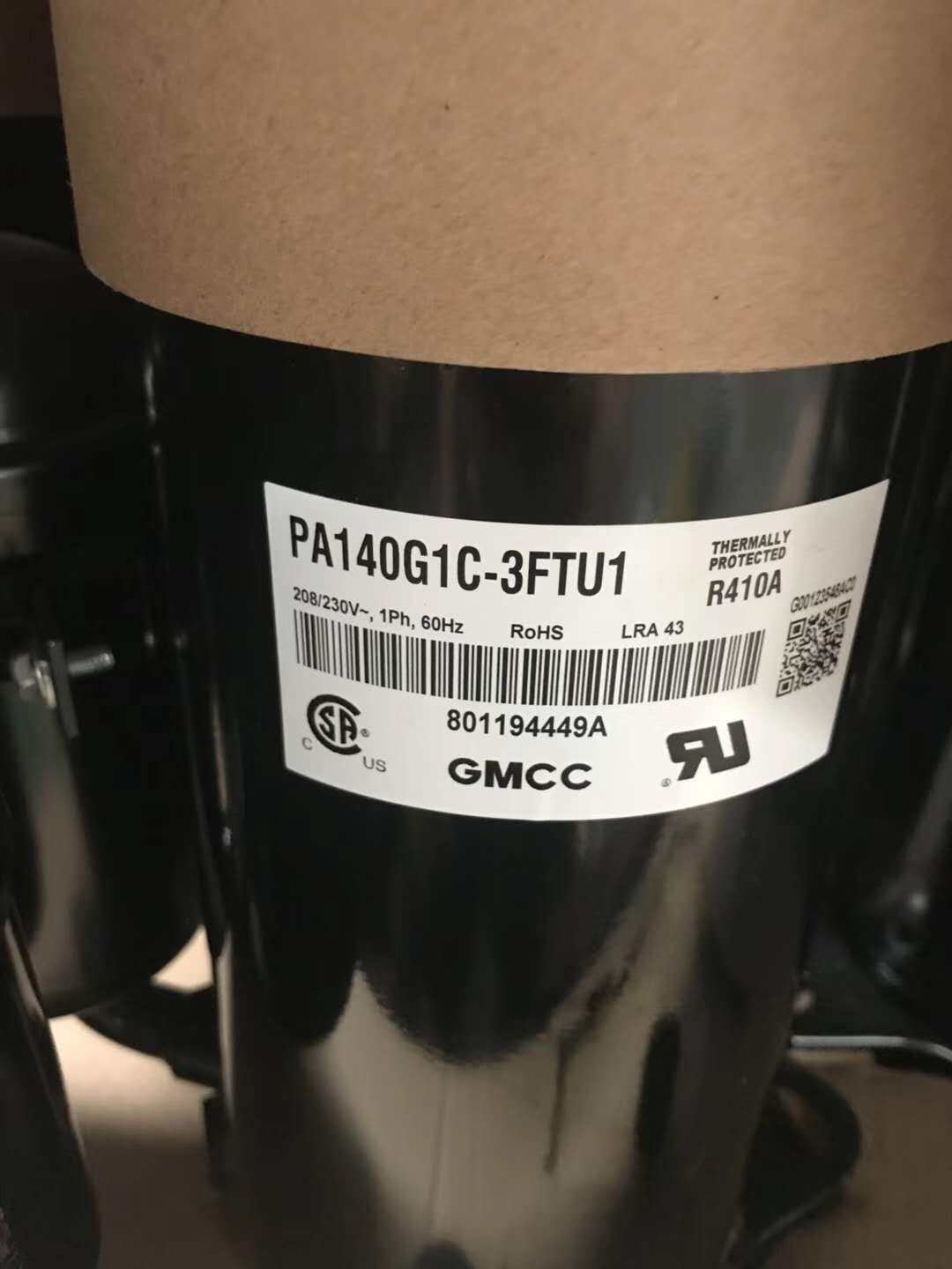 Original brand new PA140G1C-3FTU1 meats air conditioning refrigeration compressor