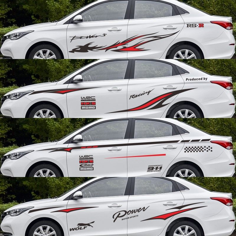 Changan Yuexiang car stick laffard modified V3 V7 car waist line personality stickers Yi XT car decals