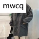 MWCQm01d2018 mùa thu mới cho nam dài dụng cụ trench coat Đường phố áo khoác hip hop lỏng lẻo - Áo gió thể thao