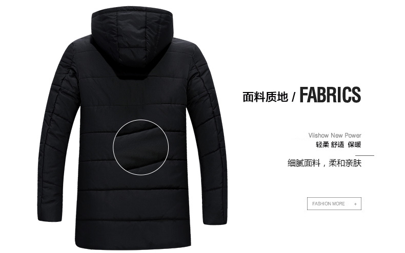 Áo khoác nam mùa đông 2019 phiên bản Hàn Quốc mới của áo khoác cotton đẹp trai nam dài phần của xu hướng quần áo cotton nam áo khoác cotton - Bông áo dạ nam hàn quốc