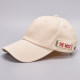 Baseball cap showing face small hat women 2024 new peaked cap spring sun hat running sports white sun hat