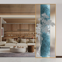 Modern minimalist interior dining room living room screen decoration office entrance entrance home tempered glass partition