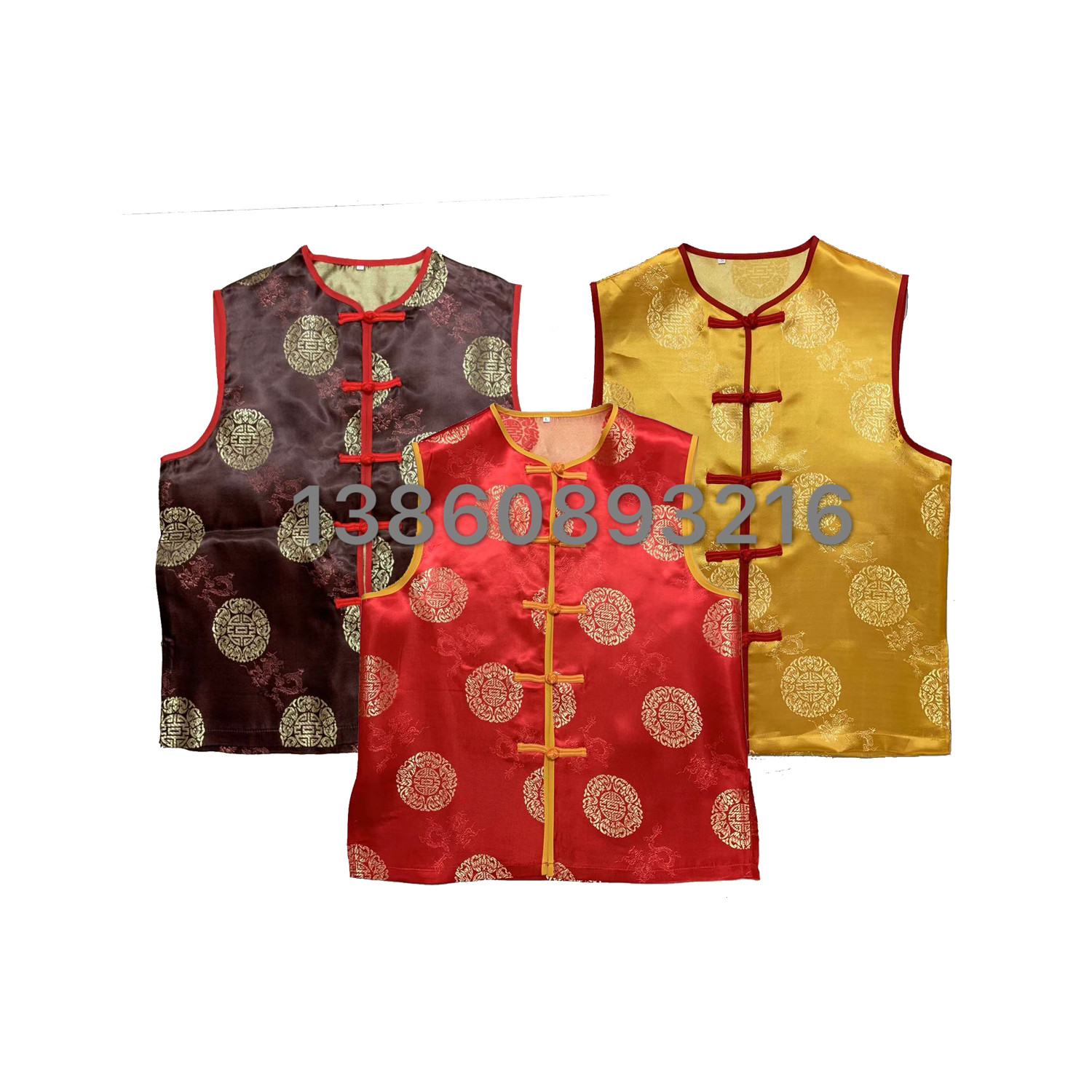 Pilgrim clothing into the incense vest Fahui into the incense group temple can be customized printed temple clothing vest