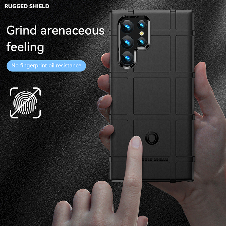 Rugged Shield Tough Shockproof Silicone TPU Samsung Phone Case