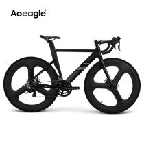 Aoeagle Eagle Black Warrior Aluminum Alloy City Road Bike 18 Speed Bend to Break The Wind Knife Wheel