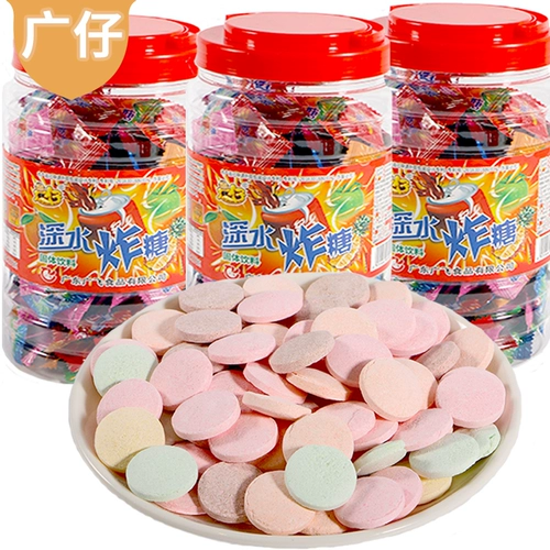 Глубоководная бомба с жареным сахаром. Выплетенный сахарный сахарный сахар после 8090 детства Ностальгические закуски 1 пита