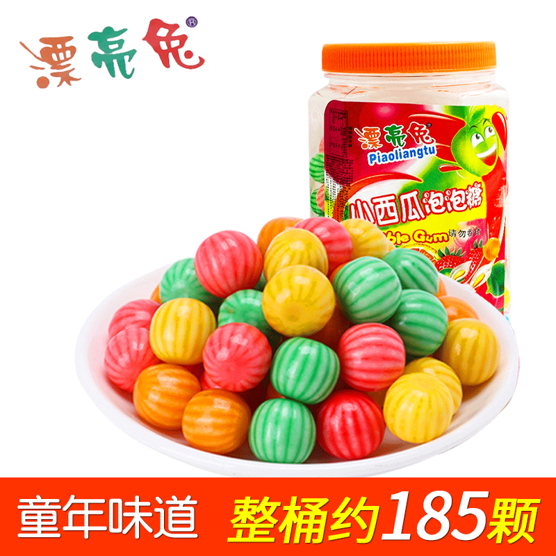 Pretty rabbit watermelon bubble bubble candy bubble bubble gum when a kid's nostalgia childhood snack wholesale