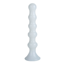 Imitation white jade backcourt beads anal plug male anus glass beads sexy SM sex tools supplies female masturbation anal sex