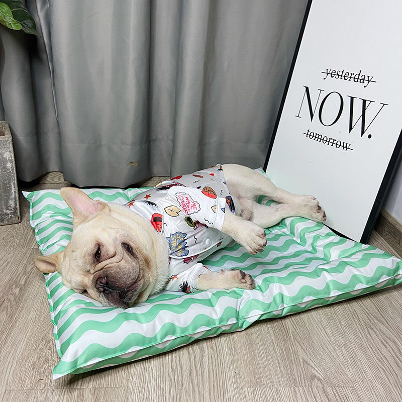 Dog Fadou Ice Mat Pet Ice Nest Kennel Summer Cool Nest Cat Nest Mat Mat Bite-Resistant Waterproof Sleeping Mat Cooling