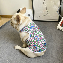 Farhopper Vest Summer Fend Mesh Bites for cat breathable anti-drop Mao Bago Koki Dog Fat pooch Clothes Tide Cards