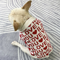 Dog clothes thick autumn and winter plus heat Teddy Fa Fa Shinery Middle Dog Cat Pet Sweater