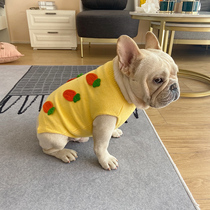 Korean version Puppy sweater autumn and winter cute carrots with two feet France Snow Neri Teddy bibi Panda Pet clothes