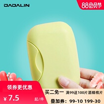 JAJALIN Portable travel soap box with lid Lock hotel portable handmade soap box Soap box