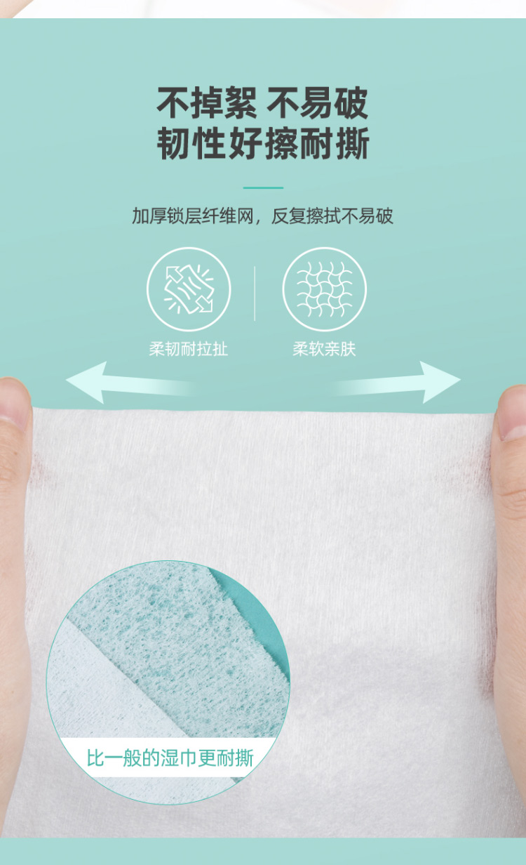 便携75°酒精杀毒湿巾 100片 图4