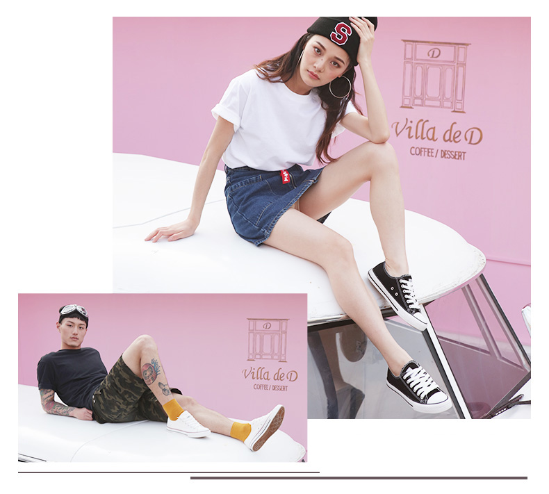 Kéo lại giày vải nam thấp để giúp giày nam mùa hè Phiên bản Hàn Quốc của đôi giày sinh viên thoáng khí giày dép Giày thủy giày nữ bitis