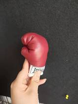 New boxing gloves shape keychain backpack pendant pendant decoration car accessories cowhide 10CM