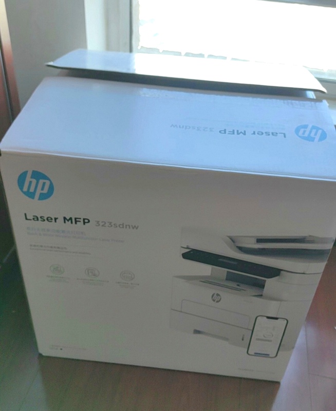 Hp Laser Mfp 323Sdnw Laser Printer Packaging Box 323Sdn Carton Empty Box Foam