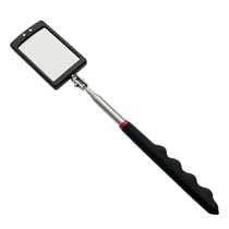 LETA Square LED Light Inspection Mirror Telescopic Universal Folding Endoscopic Inspection Detection and Repair Reflector
