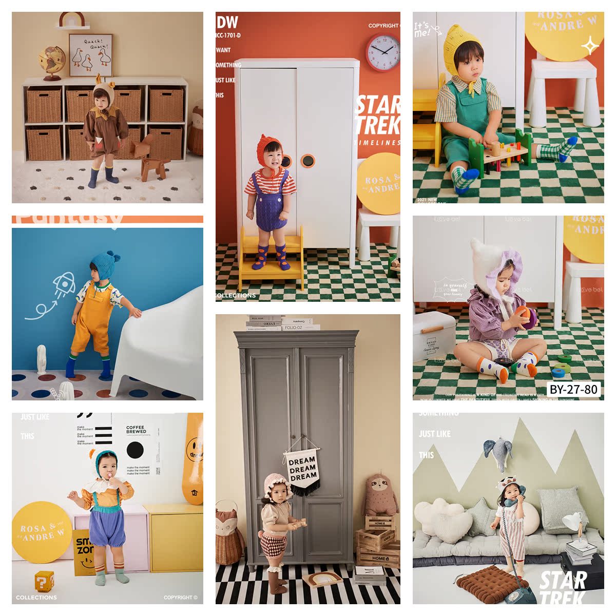 Hundred days baby photo clothing baby photo theme clothes studio one-year-old children's clothing 2021 exhibition new clothes