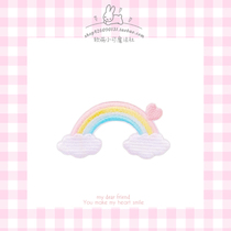Dream Rainbow Tingen Embroidered Clothing phone Dragon Xiang Bag Decorative stickers Bills Stickler Fashion Self-Adhesive Patch Patch