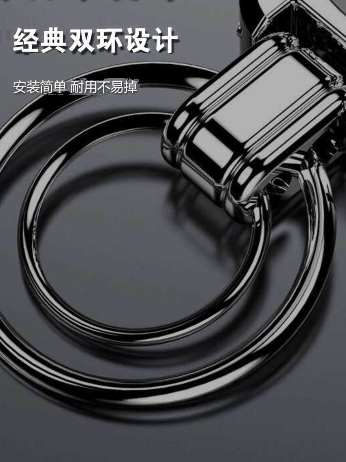 Car Keychain Anti-Lost Number Plate Stainless Steel Accessories Creative Waist Pendant Hundred Surnames Keychain