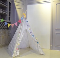 Childrens boys and girls indoor independent dollhouse small house game house ins same Indian wooden tent