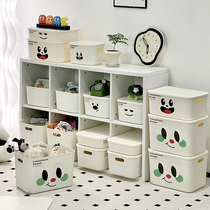 Childrens toy doll storage rack cartoon cute storage box home living room organizing box stackable storage box basket