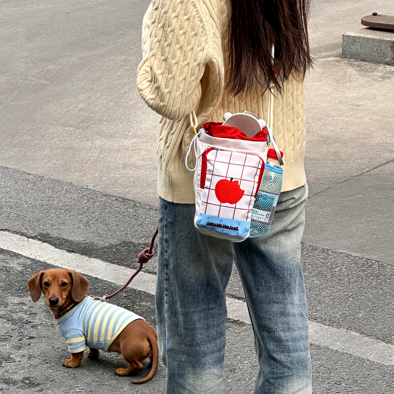 Dog Walking Bag, Dog Outing Snack Bag, Portable Cross-Body Dog Food and Pet Supplies Storage Bag, Backpack Bag Dog Walking Bag, Dog Outing Snack Bag, Portable Cross-Body Dog Food and Pet Supplies Storage Bag, Backpack Bag