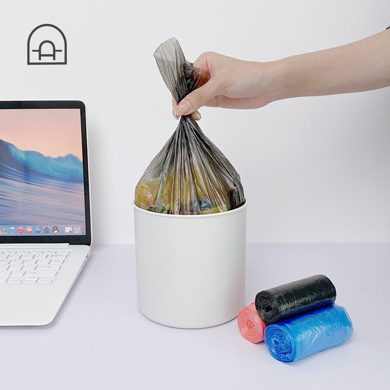 Dhabha Dormitory Desktop Small Garbage Bag Student Rental house sleeping room Small number Mini small garbage bag thickened black