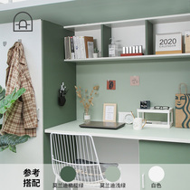 Dormitory self-adhesive wallpaper thickened pvc waterproof female bedroom wallpaper Morandi solid color ins Wall renovation stickers