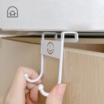 Dongha ins no trace door rear adhesive hook dormitory bedside punch-free strong pylon storage Nordic toilet 3m lazy
