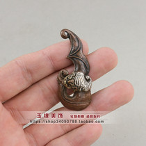 Pure Copper Pendant Pendant Pendant Bat Fu to Gilt Silver Gold Gold Cai Nafu Keychain Accessories