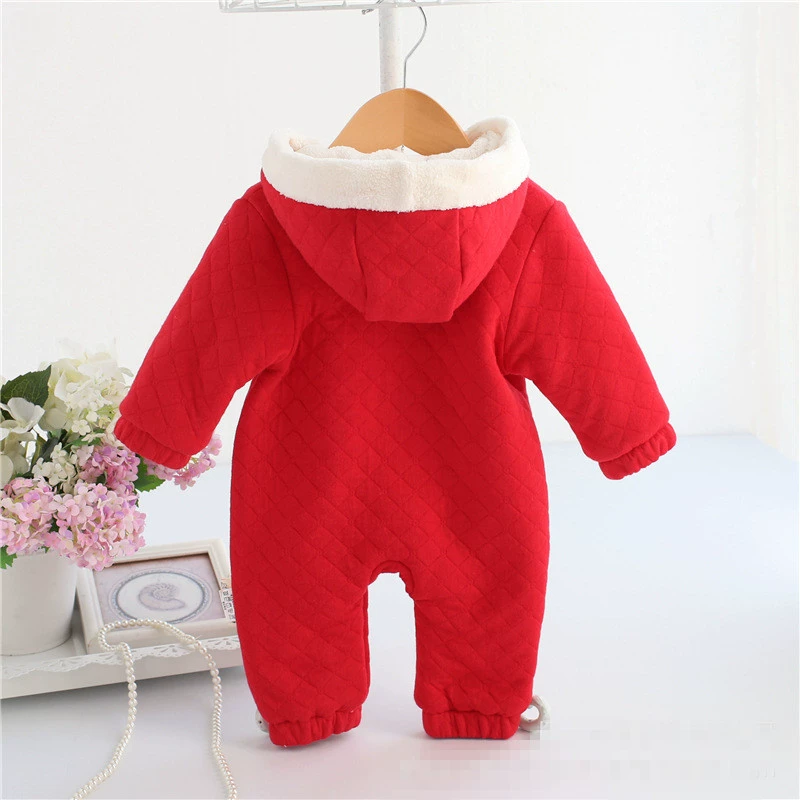 Bộ quà tặng cho bé mùa đông Bộ đồ cho bé sơ sinh Bộ đồ lót công chúa dày đặc Hare Baby Full Moon Gift 100 ngày mua đồ cho trẻ sơ sinh