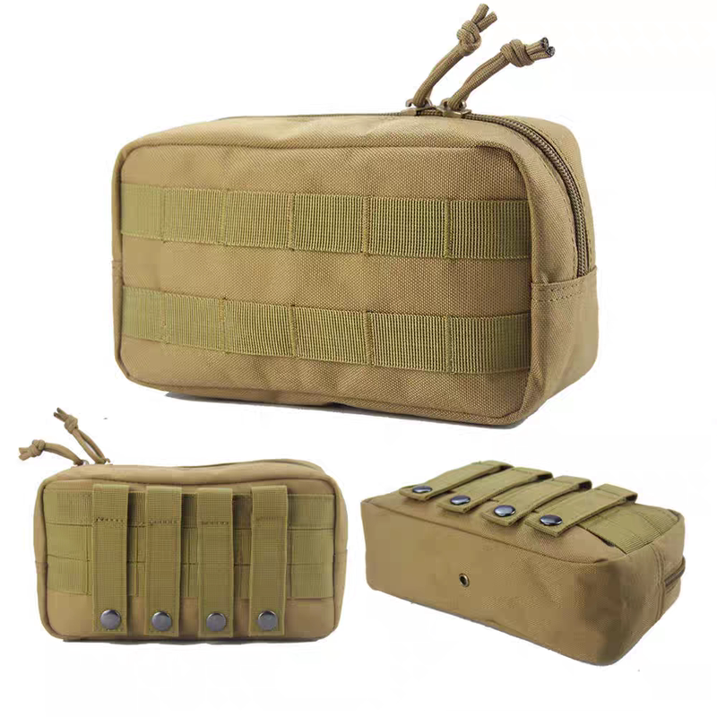 Outdoor Tactical Edc Commuter Bag Storage Bag Edc Waist Bag Military Enthusiast Molle System Velcro Accessory Bag Hanging Bag