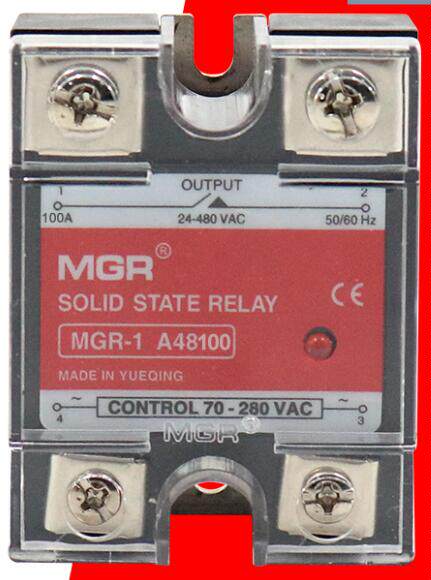 Megel 100A AC Solid State Relay MGR-1A48100 AC Control AC DC-AC-Taobao