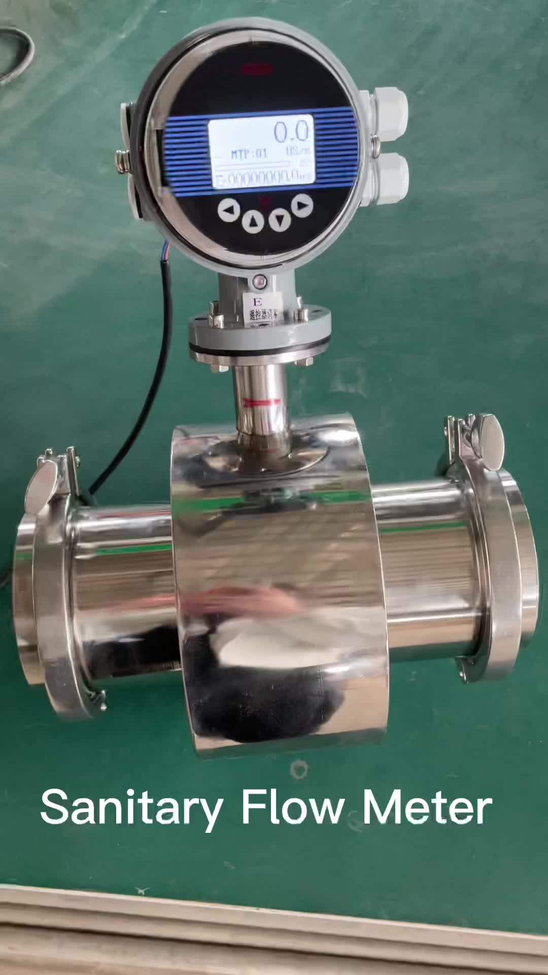 Dn25 Food Grade Digital Flowmeters Flujometro De Caudal Milk Flow Meter