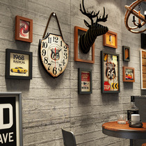 Retro Restaurant Hotel Photo Wall Decoration Cafe Industrial Wind Wall wall Wall Decoration Barbecue wall Pendant