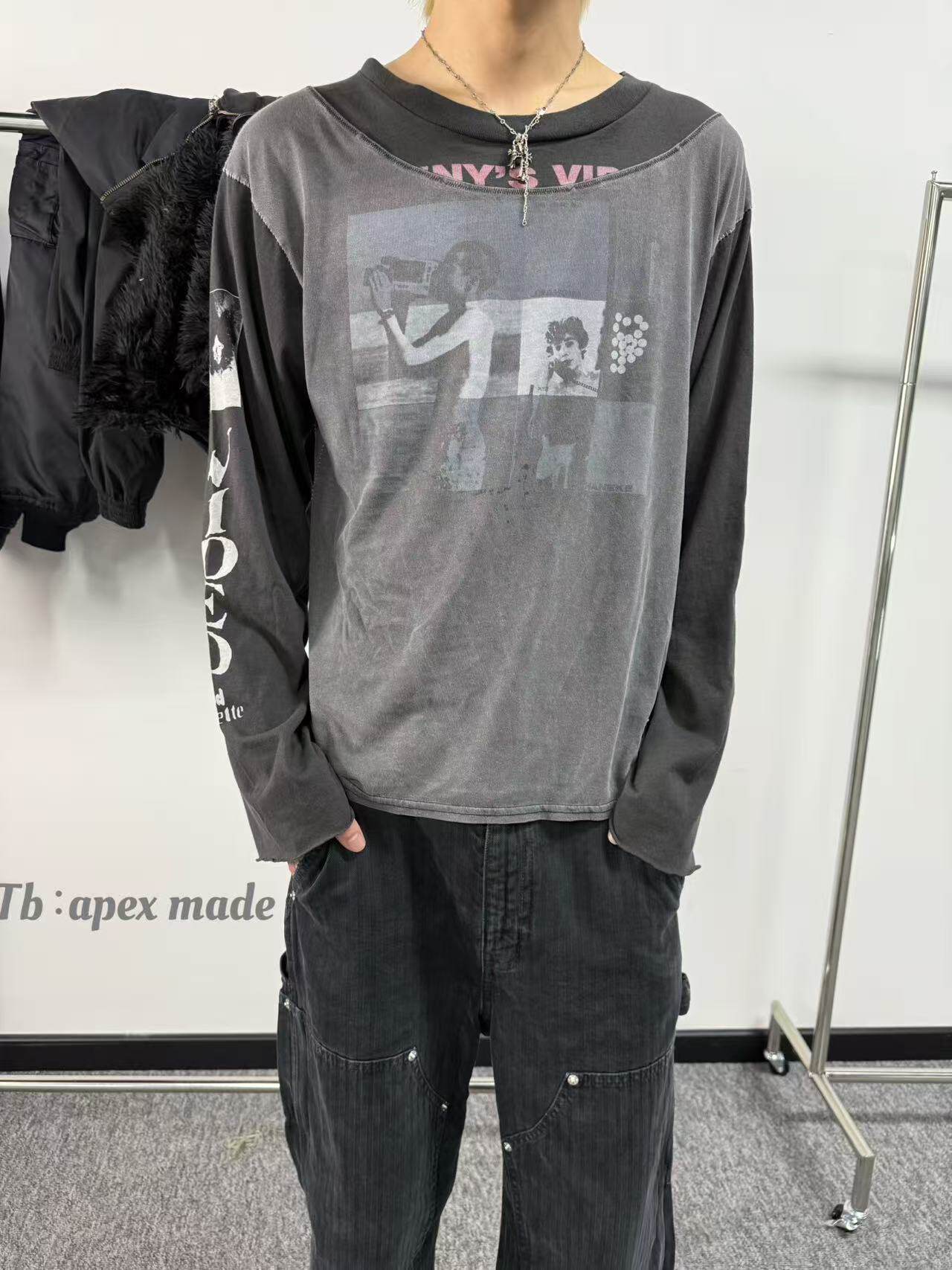 Erd25Ss Benny Vidro Photography Exposed Seam Stitching Long Sleeves