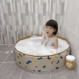 韓国 INS 子供用オーシャンボールプールフェンス折りたたみ式屋内ホームスイミングプールベビーベビーウェーブボールプール