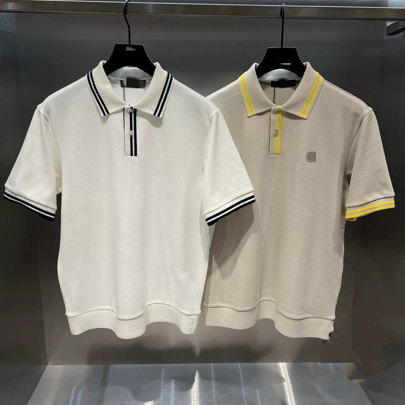 26 New Korean Golf Clothing Men's Spring and Summer Fashionable Versatile Lapel Breathable Short-Sleeved Versatile Polo Shirt