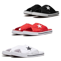Dép này đế mềm ~ Giày vải converse dép nữ nam 565527C 565528C 565530C - Plimsolls giày thể dục