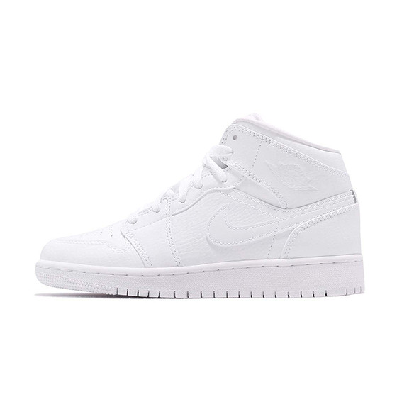 air jordan 1 mid bg white
