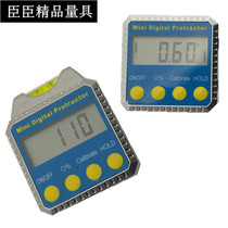 Minister with Level 4-key electronic digital display inclinometer inclination angle box slope meter angle gauge angle box