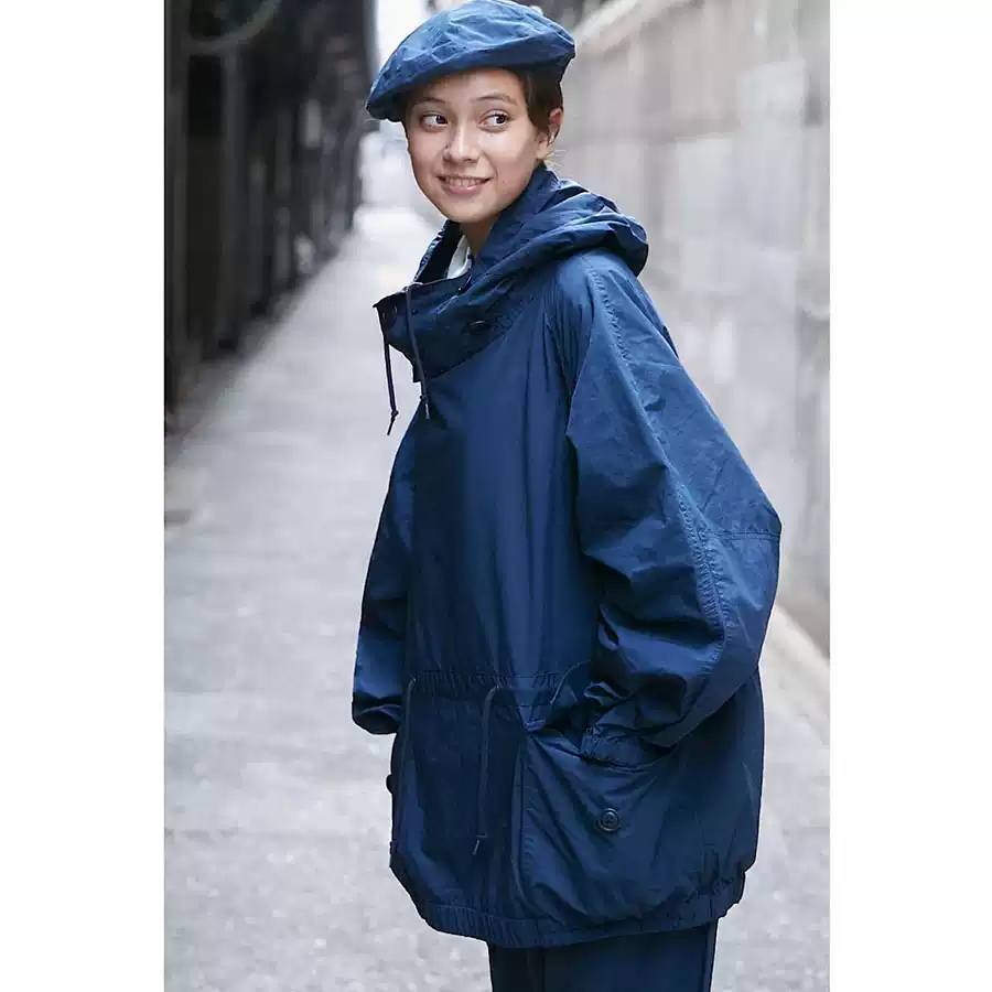代购porter classic WEATHER SMOCK PARKA宽松连帽套头外套24AW