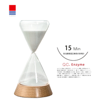 Enzyme bath special for 15Min casser-hour meter white wax wood glass material