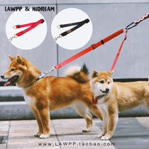 HiDREAM pet single head double head multi-head traction rope one drag two-to-three extension rope multi-darling traction rope