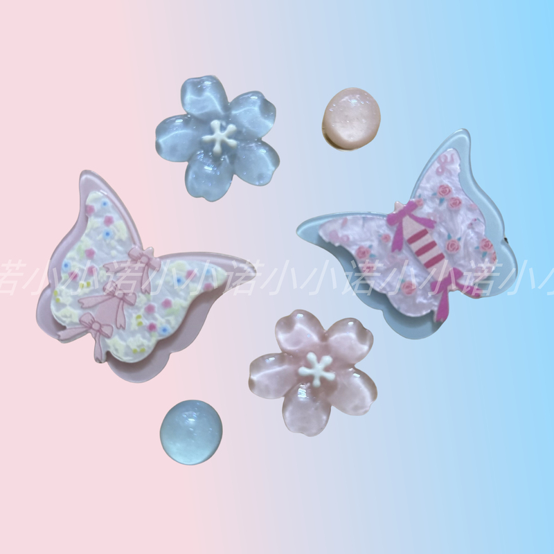 No Xiaoxiao【Dream Butterfly Garden】Original Crocs Shoe Accessories Butterfly Shoe Flower Crocs Shoe Buckle Flower Waterproof No Xiaoxiao【Dream Butterfly Garden】Original Crocs Shoe Accessories Butterfly Shoe Flower Crocs Shoe Buckle Flower Waterproof