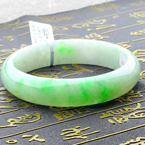 Natural Old Pit A Goods Emerald Bracelet Ice Glutinous Bracelet Ice Glutinous jade Jade Bracelet Floating with a good water foot